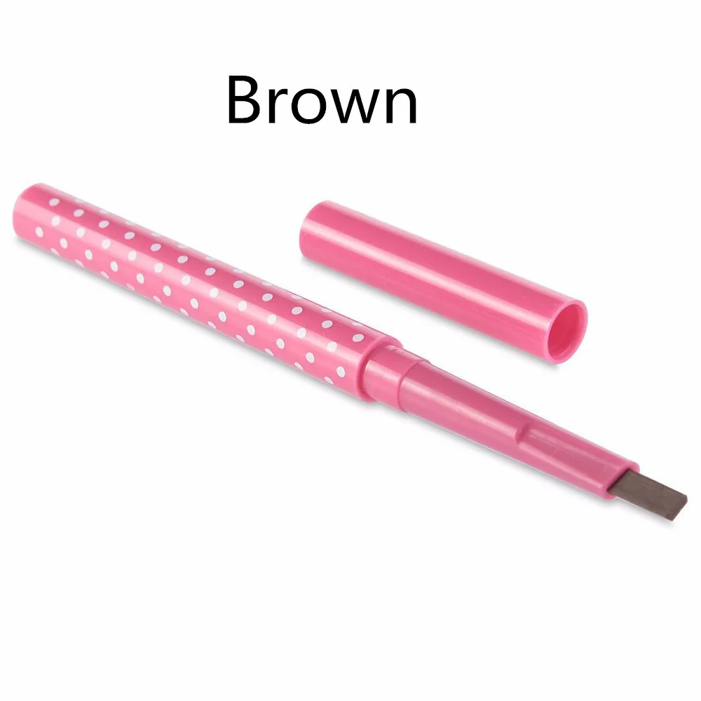 Brown 1 шт. карандаш для бровей, стойкий карандаш для бровей, подводка для глаз, водостойкая ручка для макияжа, Wenkbrauw, карандаш для макияжа, crema crayon sourcil cejas - Цвет: Brown