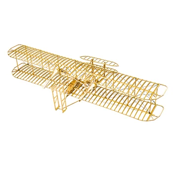 

1:18 Construction Toys Static Airplane Model Desktop Birthday Gift Office Multifunction Wood Furnish Hobby Display Replica DIY
