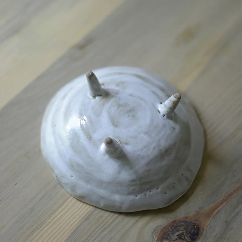 Triangle Stoneware Snack Plate 4