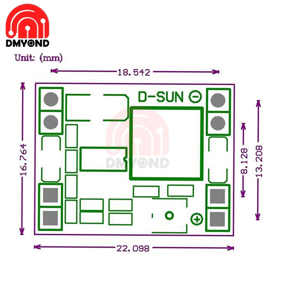 Регулируемая понижающая плата Мини LM2596 XM1584 4 5 28 в 12 В 24 3 А|Трансформаторы| |