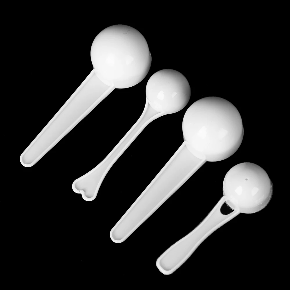 10Pcs 1/3/5/10g Milk Powder Measuring Spoons Coffee Protein Powder Scoop Plastic Spoon Kitchen Seasoning Measuring Spoons