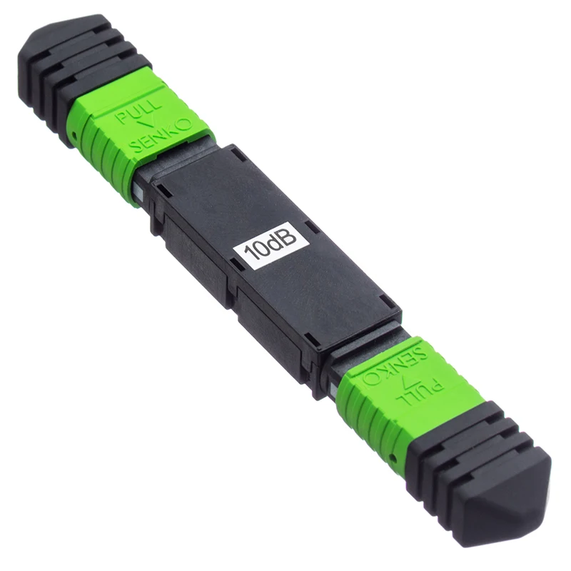 

MPO APC 12core fiber attenuator female to male optical fibre connector 1 3 5 7 9 10 15 20 25 30dB