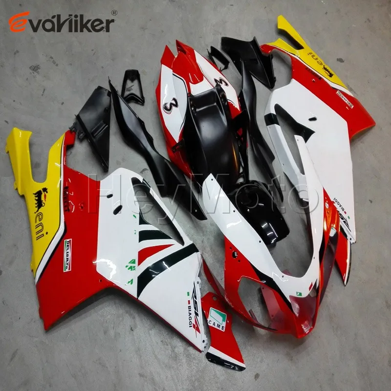 Капот мотоцикла на заказ для RSV1000 2004 2005 2006 ABS Пластиковый обтекатель мотоцикла+ 5 подарков+ красный белый H2 - Цвет: D