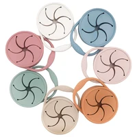 Baby Feeding Cups Food Storage Baby Foldable Snack Cup Travel Portable Pacifier Box Cup with Handle Silicone 2021 New 1