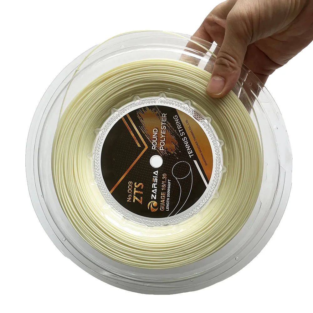 Description Picture 6 of item1 Reel ZARSIA New Tennis racket Strings Power Rough Polyester tennis string tennis racket strings 16/1.30 mm