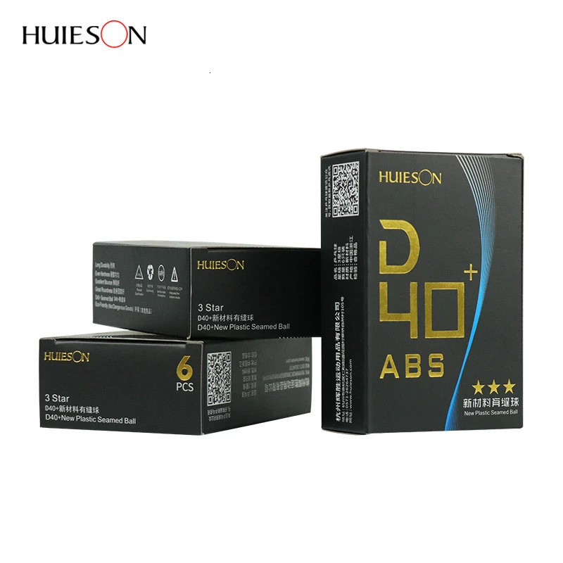 Huieson, новинка, материал ABS, мяч для настольного тенниса 40+ мм, 3 звезды, Стандартные Пластиковые Мячи для игры в пинг-понг, аксессуары для настольного тенниса