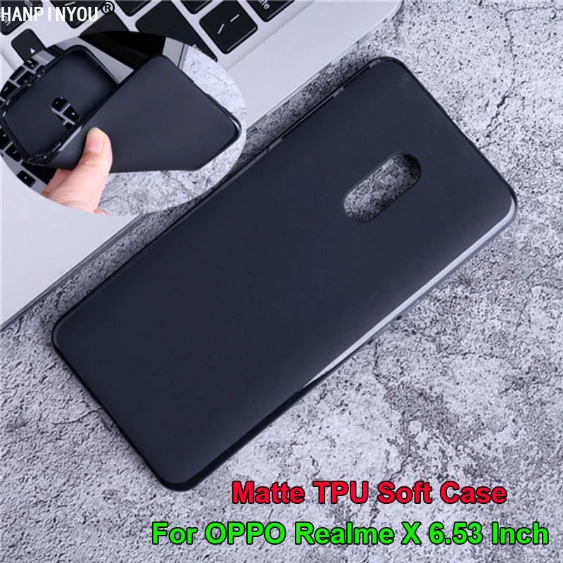 Ультратонкий матовый Мягкий ТПУ силиконовый гелевый чехол для OPPO Realme X 6 53 дюйма
