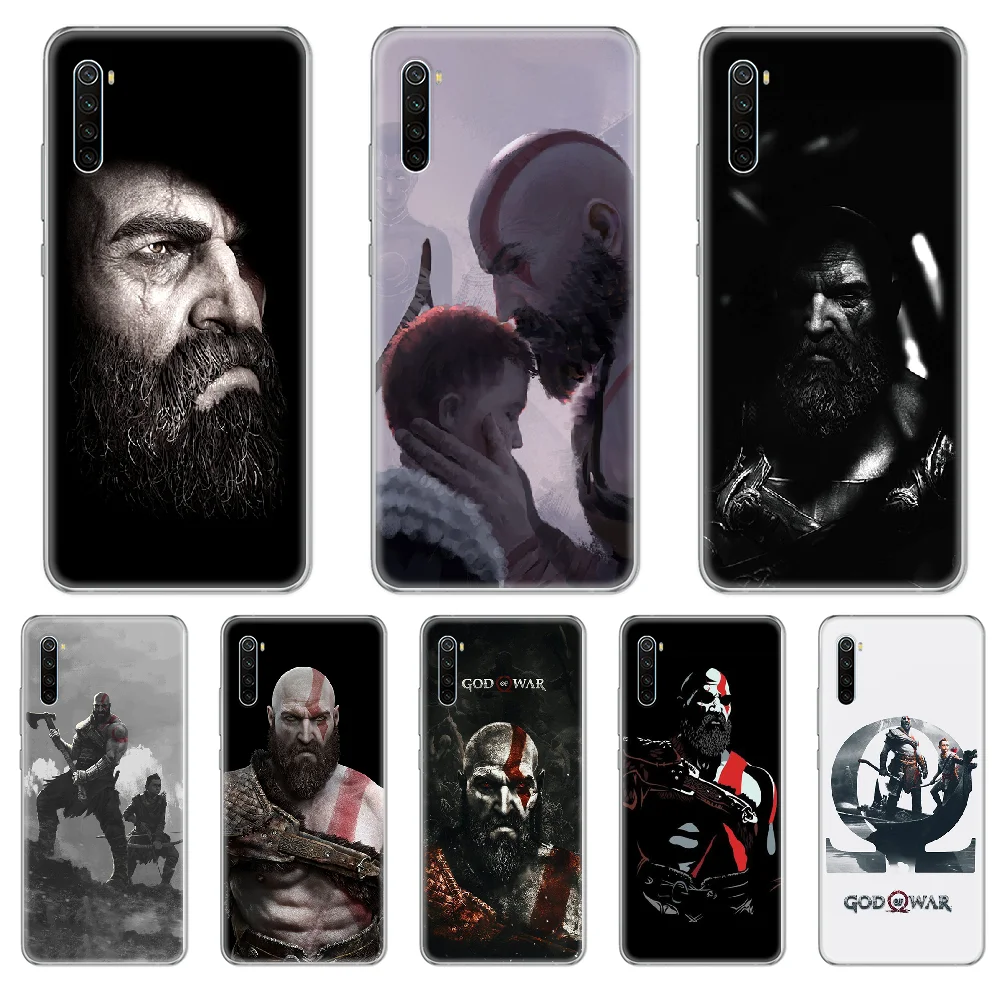 God of War 4 чехол для телефона xiaomi Redmi 3S 4A 5A 6A 5 Plus 4X 7 8 8a CC9 K20 Pro K30 прозрачная задняя