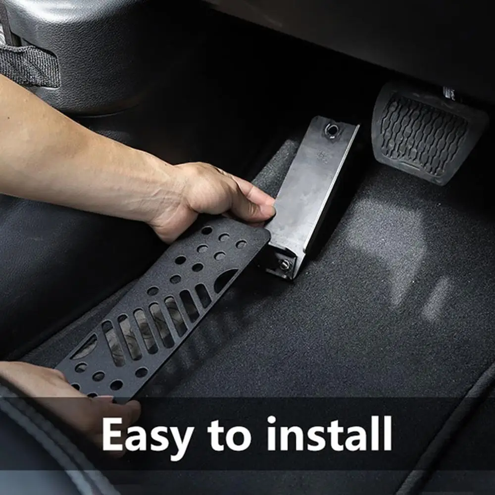 Для Jeep Wrangler Jl Jlu левая педаль для ног, черная левая педаль, Модифицированная Автомобильная педаль, автомобильные принадлежности