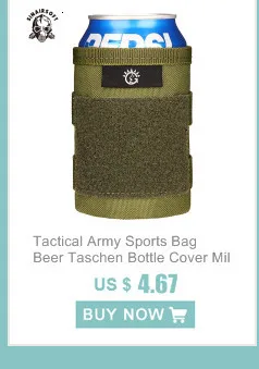 Тактическая армейская спортивная сумка для пива Taschen, крышка для бутылки, военная миниатюрная мини-сумка Molle, персональный набор для напитков, походные охотничьи сумки