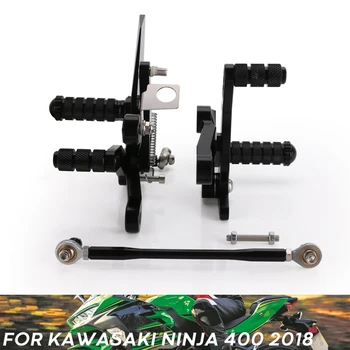 

For Kawasaki Ninja 400 2018 foot set Rear Set Motorcycle Pedal CNC Racing Rear set Footrest Motorcycle Refitting Foot Rest Pegs