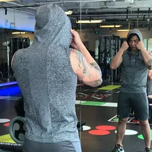 Летний жилет для фитнеса, мужской тренировочный Тонкий облегающий жилет без рукавов, спортивный Быстросохнущий жилет для бега, мужской