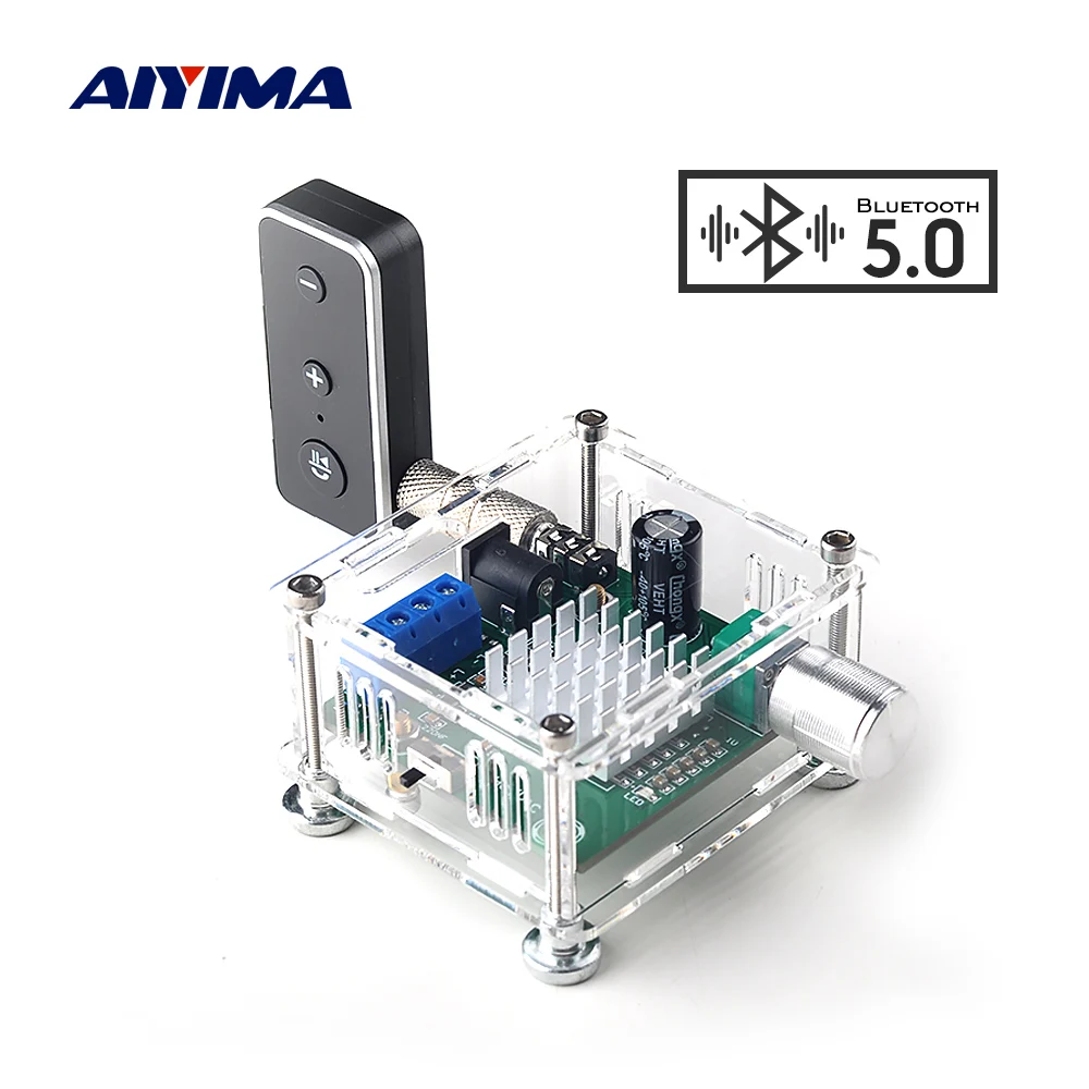 AIYIMA Bluetooth 5,0 цифровой усилитель мощности усилитель 50Wx2 стерео двухканальный усилитель звука динамик усилитель Diy домашний кинотеатр