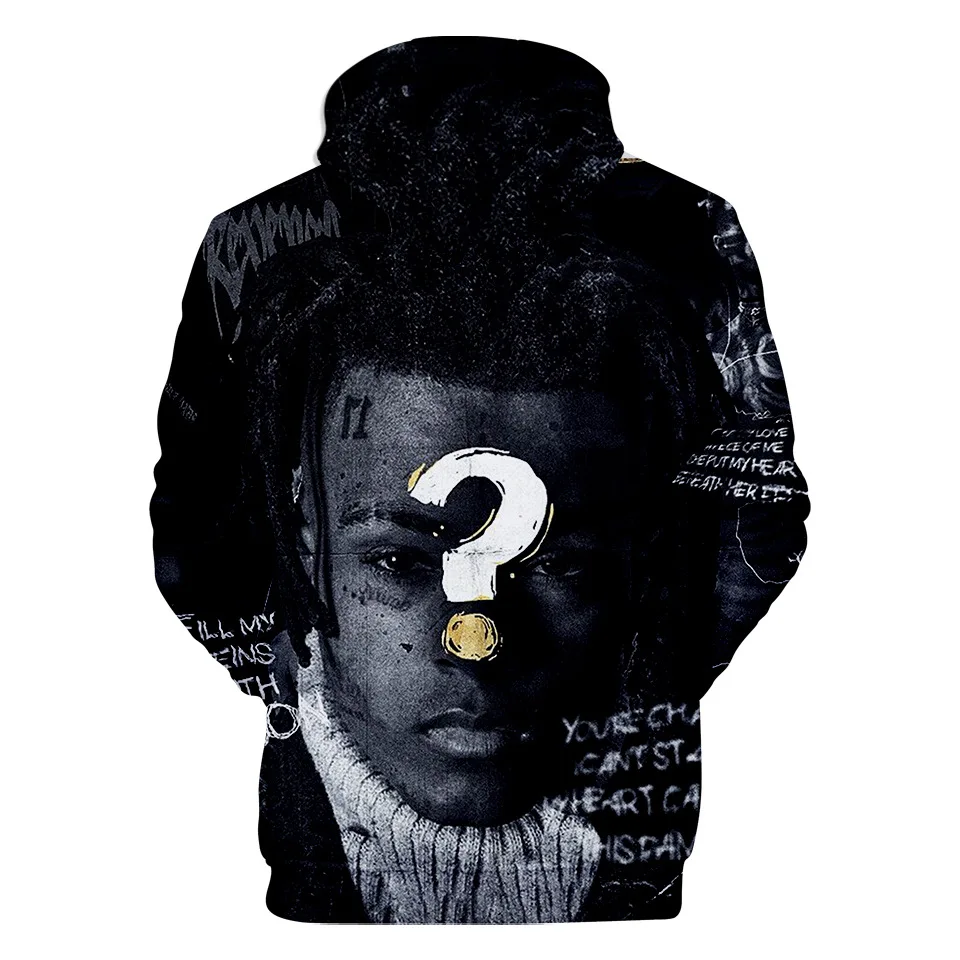 Новые Xxxtentacion 3D мужские толстовки с принтом/женские модные забавные хип хоп Уличная зима осень Свитшот флисовый мужской