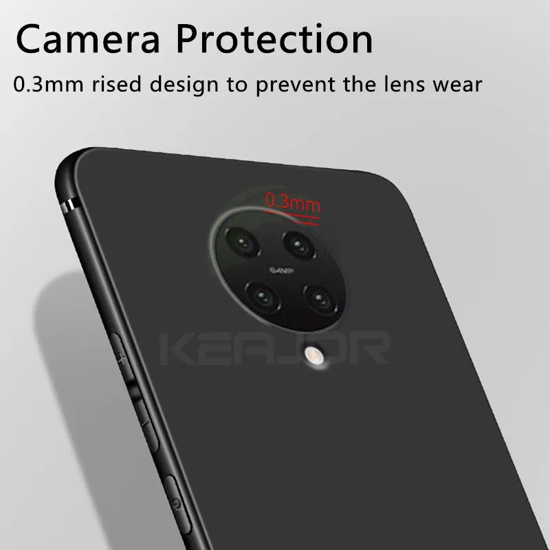 Чехол Keajor для Xiaomi Redmi K30 Pro Ультратонкий Мягкий матовый Силиконовый ТПУ чехол