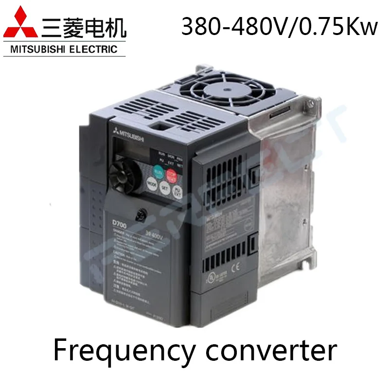 FR-D740-0.75K-CHT For industrial control Machining Center 380V-480V 0.75KW Mitsubishi inverter Three-phase inverter