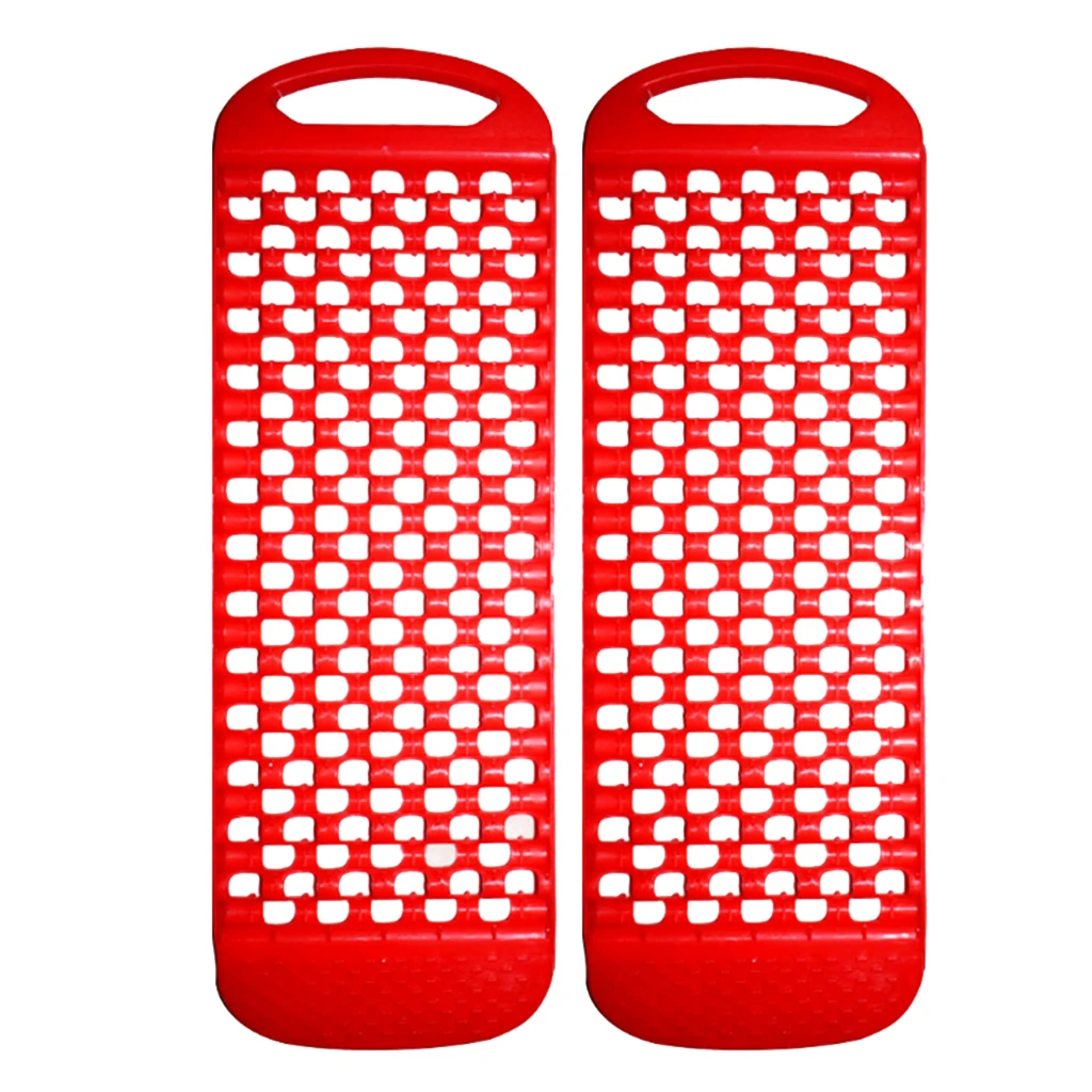1 Pair Trucks Snow Pads for Wheels Car Anti-Skid Plat Mud Tires Protection Plat Portable & Durable