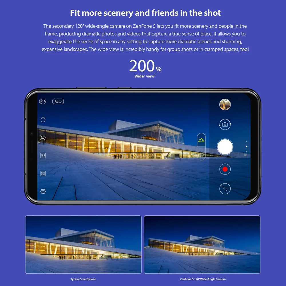 Мобильный телефон ASUS Zenfone 5 ZE620KL 4G с зазубриной 6,2 дюймов 19:9 FHD+ Android 8,0 4 Гб 64 Гб 12 Мп+ 8 Мп NFC 3300 мАч