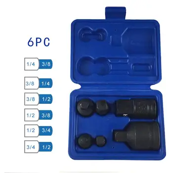 

1/4" To 3/8" Impact Adapter Reducer Kit Stainless Steel Square Drives Air Impact Tool Reducer Converter Adaptor