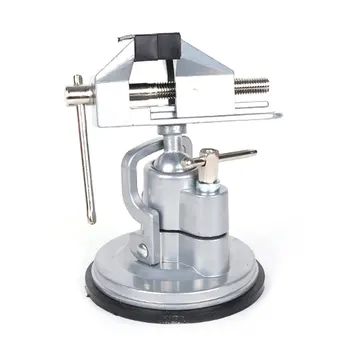 

180 Degree Rotation Mini Table Vise Suction Cup Pliers Activity Table Bench Clamp for DIY Craft Mold Fixed Repair Tool