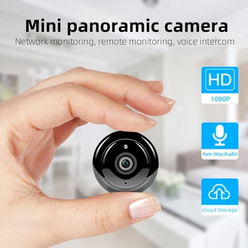 

Wireless Mini WIFI 1080P IP Camera Cloud Storage Infrared Night Vision Smart Home Security Baby Monitor Motion Detection SD Card