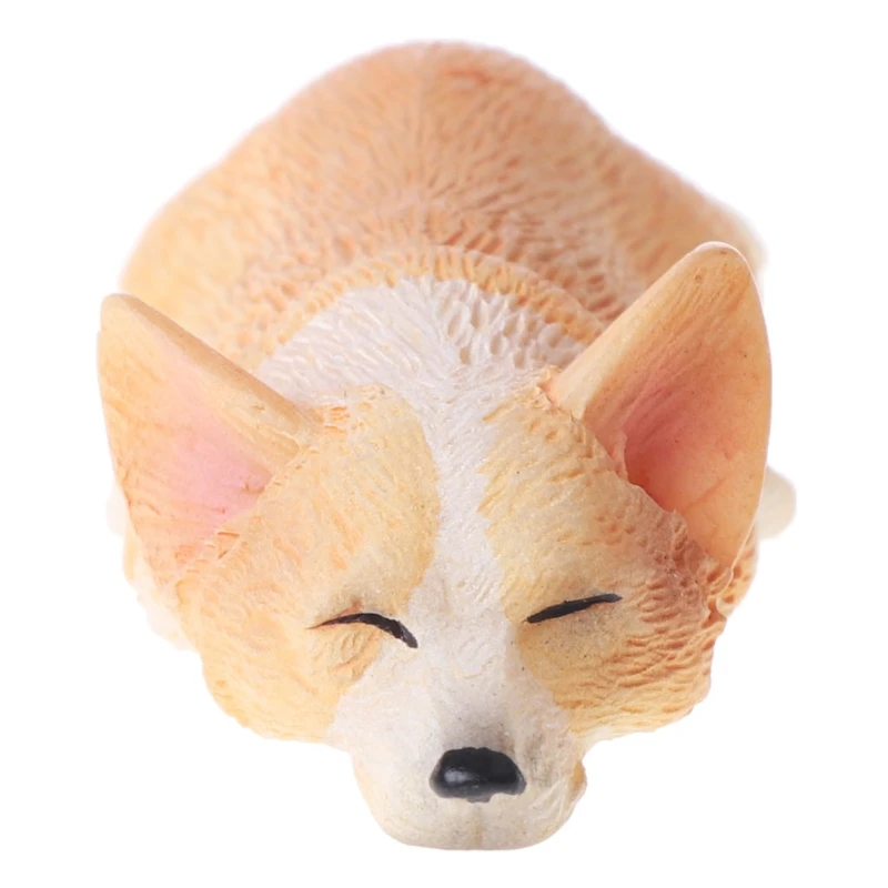 

Sleepy Series Corgi Shiba Inu Action Figures Toys Refrigerator Paste Decoration