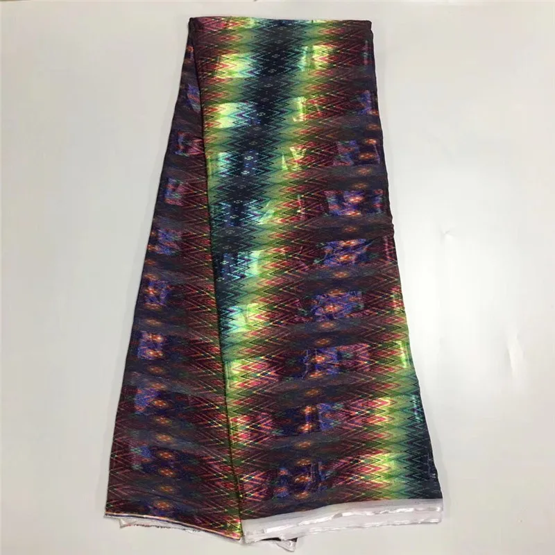 

blue and white satin fabric soft silk fabric African material Ankara prints high quality for women dress 5yard/lot 12L082850