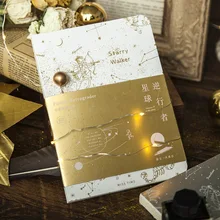 Пустой дневник для путешествий, школы, офиса, записная книжка, планировщик, блокнот, ручная роспись, блокнот, канцелярские принадлежности D40