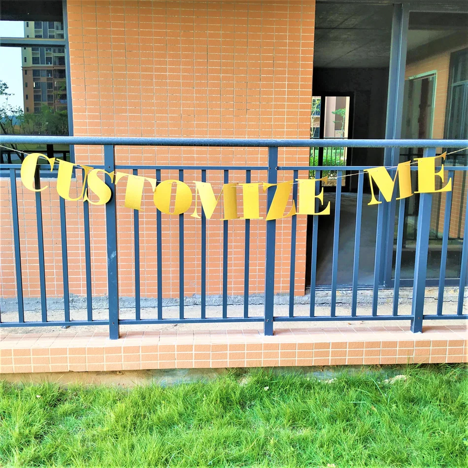 Персонализированный алфавит блестящая бумага искусственное наименование