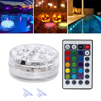 

Fountain IP66 Waterproof LED Pool Light Party Wedding Magnets Underwater Lamp Pond Decoration Remote Control Color Changing
