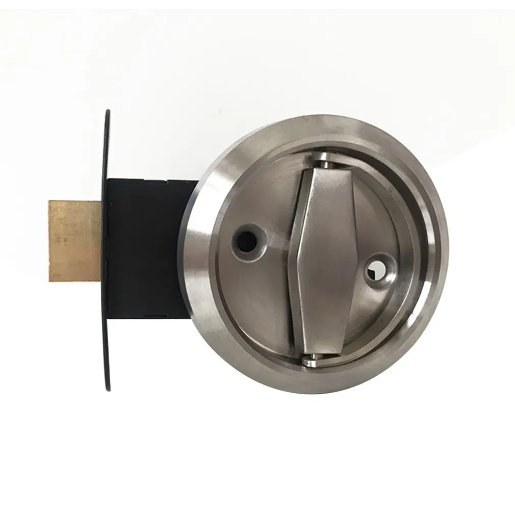 

Stainless Steel Invisible Door Lock Double-Sided Lock Hidden Door Handle Dark Lock Ball Lock