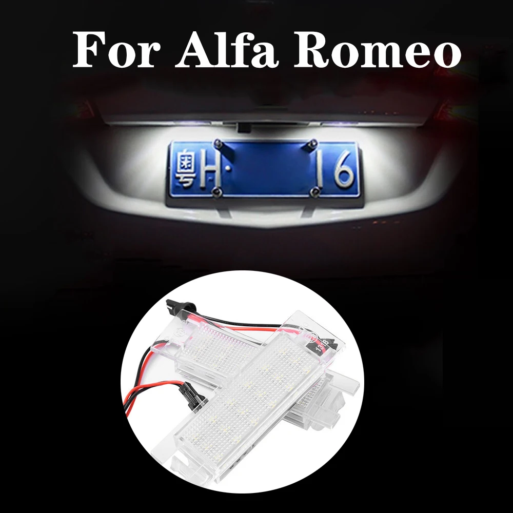 Авто Предупреждение номерной знак лампы для Alfa Romeo 147 156 159 166 Brera Giulietta Typ 940 MiTo GT паук
