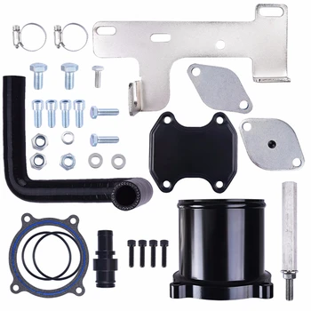 

Car EGR Cooler Throttle Valve Delete Kit Alumimnum EGR Cooler For Dodge Ram 2010-2014 6.7L Cummins