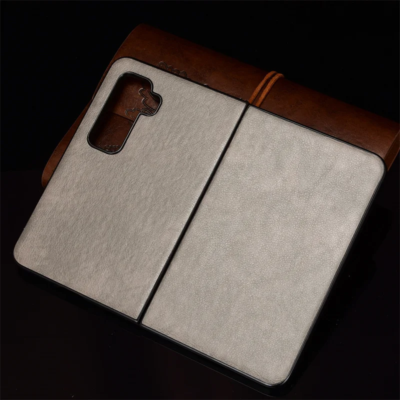 Per Microsoft Surface Duo 2 Custodia In Pelle Pu E Libri Per Pc Microsoft Surface Duo Mobile Easy Litchi Custodia Protettiva Antipolvere