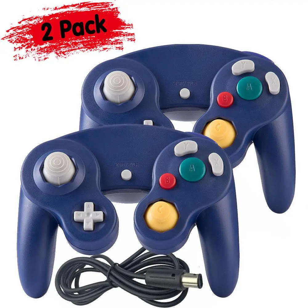Проводной игровой контроллер для NGC, геймпад для kingd GameCube GC для Nintendo wii, совместим со всеми системами D40