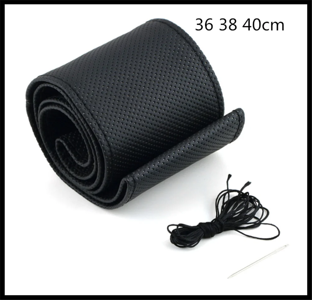 Universal Car Steering Wheel Cover In Pelle Artificiale Tessuto Ricambi Auto Per Ferrari 488 Sp38 Portofino Fxx-K 812 Laferrari J50