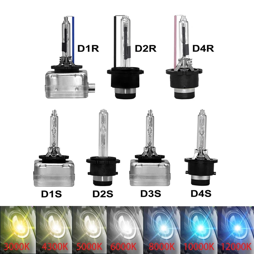 HID ксеноновый Светильник Автомобиля D1S D2S D3S D4S HID лампы дробилка ксенон головной светильник D1 D2 D3 D4 D1R D2R D3R Фары Светильник 4300K 6000K 8000K