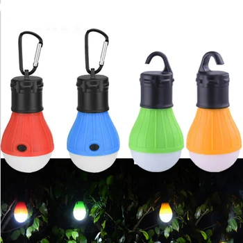 

Portable Emergency Camping Tent Soft Light Outdoor Hanging Hook SOS 3 LED Lanters Bulb Fishing Lantern Hiking Energy Saving Lamp
