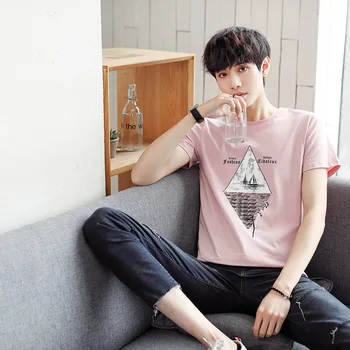 

Summer new women's street letter characters print loose short-sleeved T-shirt 40.46