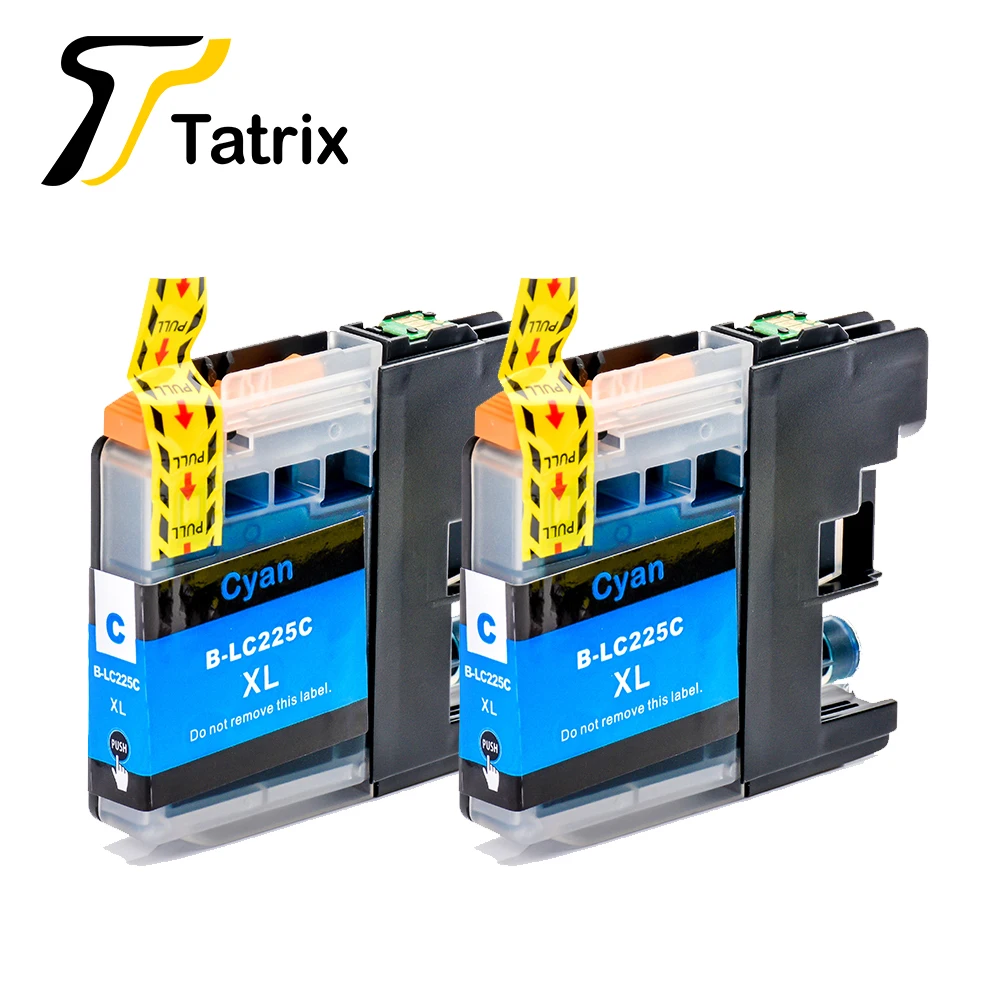 Tatrix совместимый чернильный картридж для LC227XL LC225XL LC227 LC225 костюм для Brother DCP-J4120DW MFC-J4420DW MFC-J4620DW MFC-J4625DW - Цвет: 2 Cyan
