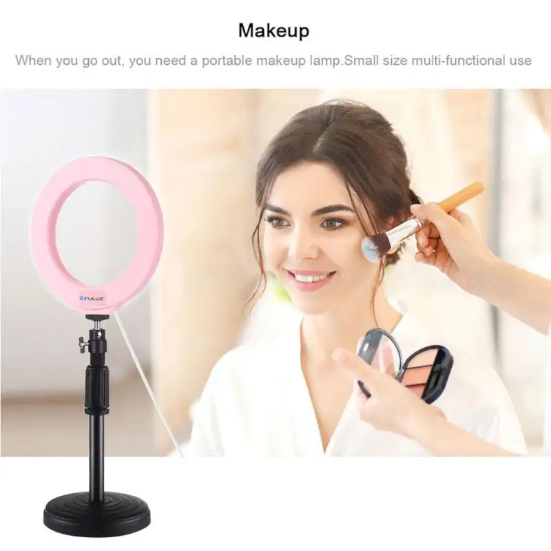 4.7 inch 12cm USB LED Ring Light Lamp For Photography Video White Light Portable Flash Ring LED Luminous Clip