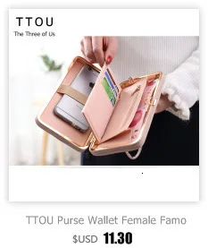 TTOU женский кошелек модный длинный стиль свежие студенты кошелек дизайнерский бренд клатч кошелек женский кошелек для вечерние женский
