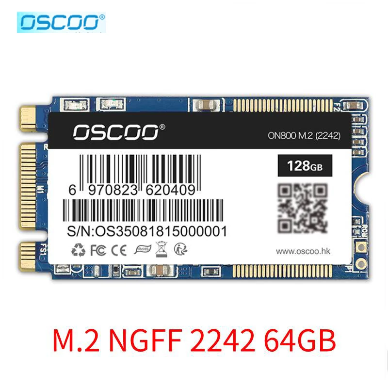 Oscoo M2 SSD 60 Гб 64 Размер 2242 M.2 SATA 120 ГБ 240 500 HDD NGFF 2280 мм disco duro для компьютера ноутбука |