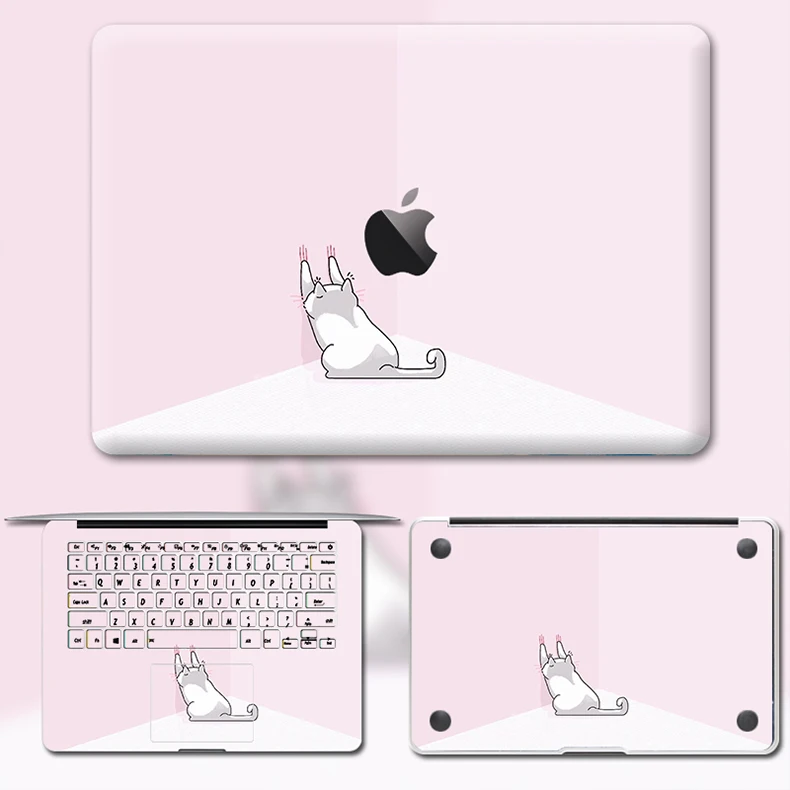 Прекрасный милый ноутбук наклейка для Macbook Pro Air 11 13 15 retina полный корпус кожи протектор милый стикер kawaii протектор кожи