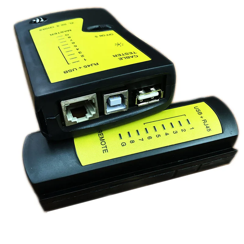 Многофункциональный RJ45 USB сетевой кабель тестер провода Ethernet LAN Сетевой тестер детектор трекер сетевой инструмент