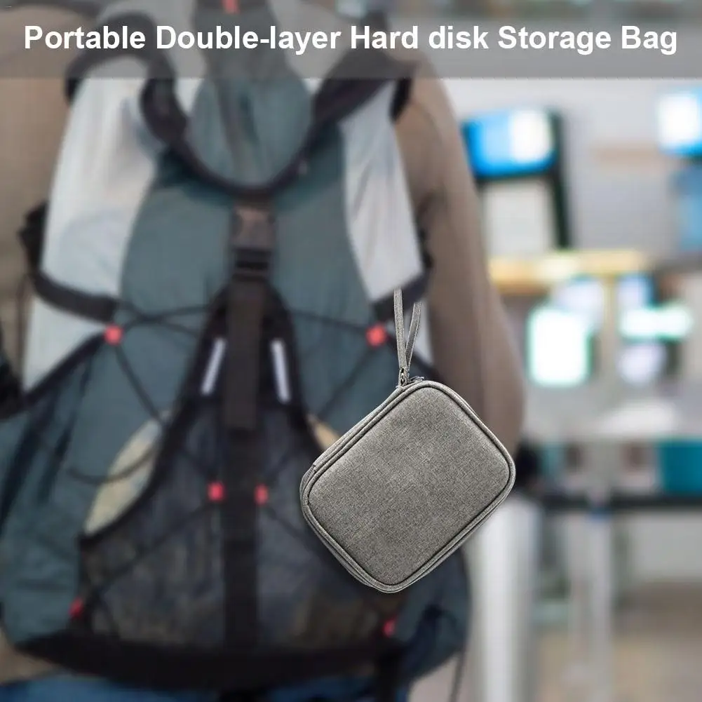 Дорожная сумка для проводов портативный цифровой USB зарядное устройство для наушников упаковка данных Органайзер чехол хранение