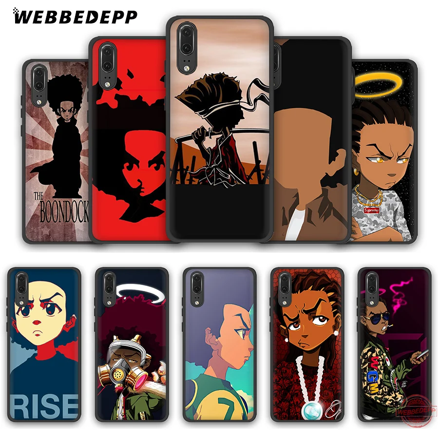 WEBBEDEPP The Boondocks Soft Case for Huawei P Smart Z Plus 2018 2019 & Y6 Y7 Y9 Prime V20 | Мобильные телефоны и