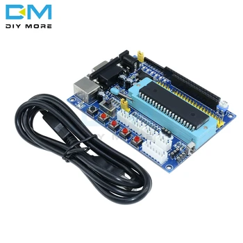 

1Set USB PIC Development Board DC 12V PIC16F877A JTAG Minimum System Microcontroller Module MAX3232 ISP IO ICSP Program Emulator