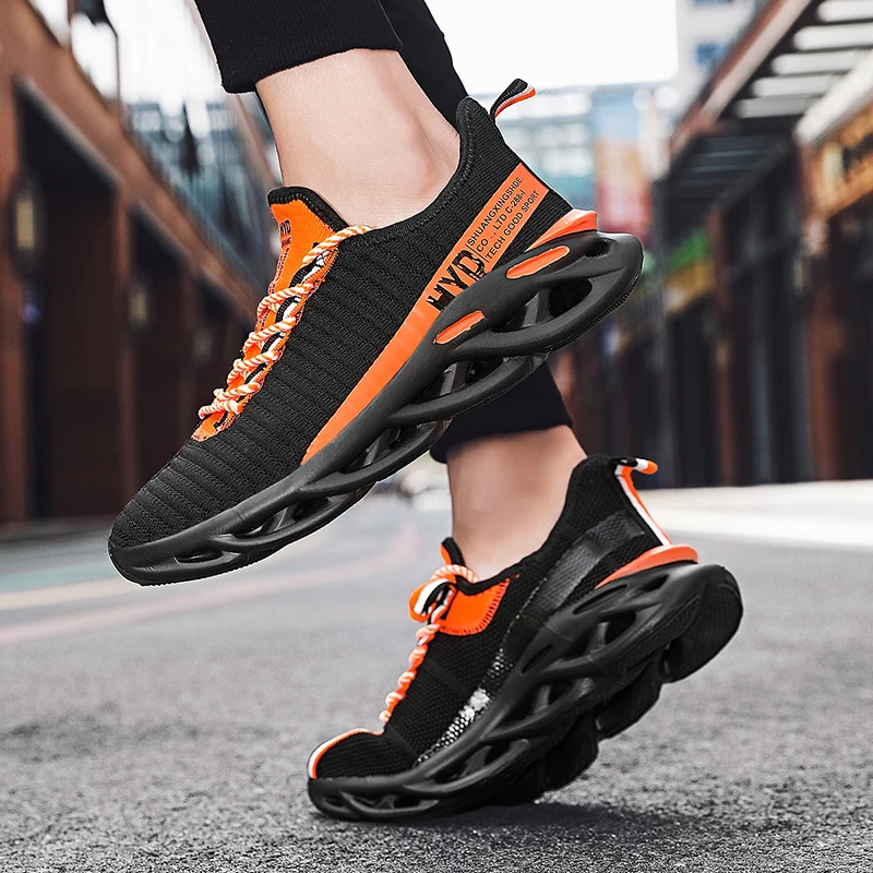SMS 2020 New Men Sneakers Breathable Comfortable Running Shoes Casual High Quality Wear-resistant Shoes Fashion Mesh Sneakers