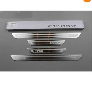 

stainless steel Car door cover outside door sill plate for Volkswagen GOLF 5 MK5/Rabbit 2006-2008 Accessories